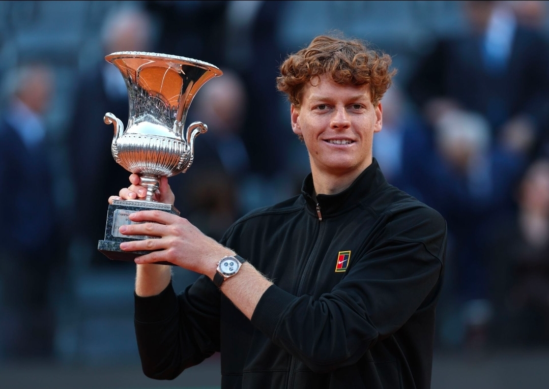 يانيك سينير بطل 🏆 روما للماسترز 2026